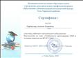 Сертификат  МКОУ ДПО ММЦ Усть-Таркского района